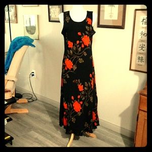 Sleeveless Ankle length Dress.